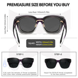 Myiaur Oversized Fit Over Sunglasses for Women, Trendy Wear Over Glasses, Polarized UV400 Protection Sunglasses for Driving
